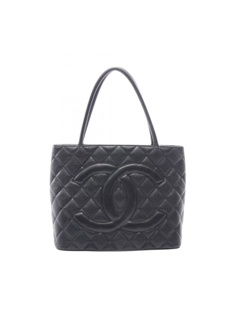 Chanel Tote Bag Reissue Black Caviar Leather